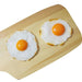 Lifelike Fried Egg Replica - Artificial Food Display for Kitchen Decor, Photography Props, and Sweet Table Displays