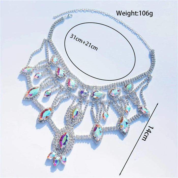 Radiant Crystal Statement Necklace for Special Occasions