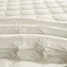 Plush Quilted Mattress Protector with Solid Color Bed Skirt - Skin-friendly Bedspread (No Pillowcase)