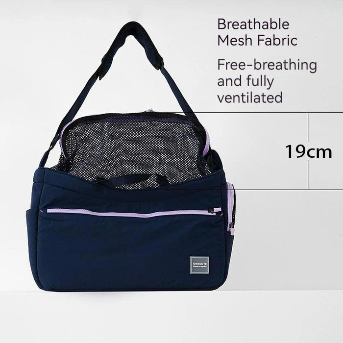 Stylish Crossbody Pet Carrier Bag for Small to Medium Dogs - Your Perfect Travel Buddy with Versatile Carrying Options