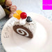 Realistic Simulation Swiss Roll Cake Model for Display and Decoration - Perfect for Photography Props and Autumn Decor