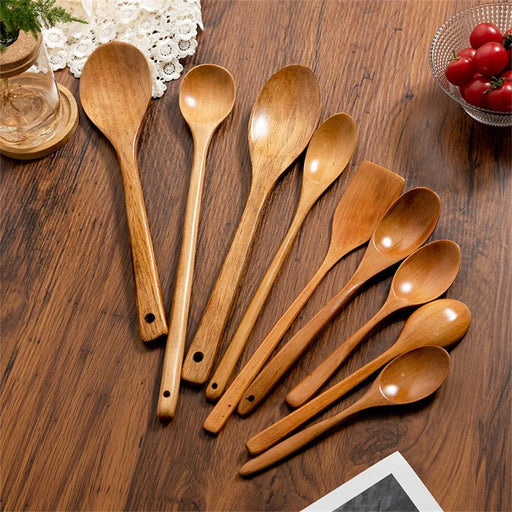 Japanese Wooden Kitchen Spoons