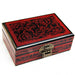 Exquisite Handcrafted Chinese Lacquer Jewelry Box with Mirror - A Beautiful Keepsake for Your Treasures