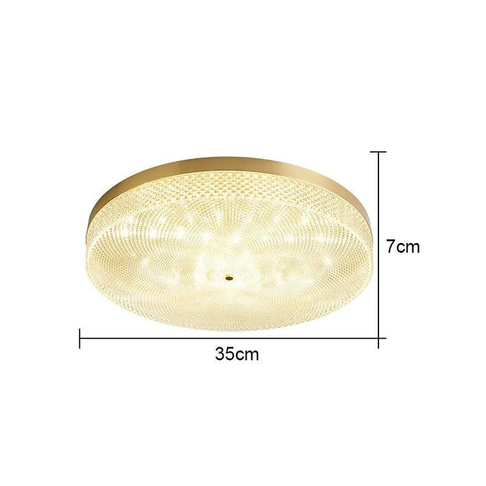 Chic LED Round Acrylic Ceiling Light for Luxurious Home Decor