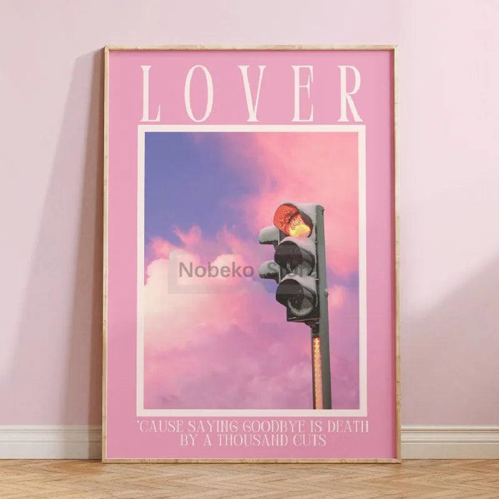 Taylor Swift Lyric Canvas Prints - Elegant Wall Art Inspired by Midnights, Lover, and Reputation Albums