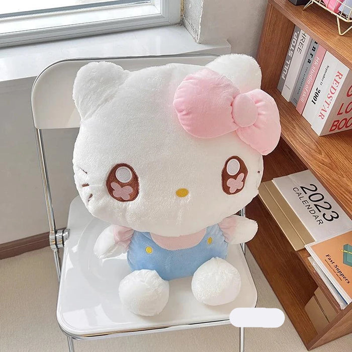 Charming Hello Kitty Kawaii Plush Toy - Soft Fluffy Stuffed Doll in 35/45cm for Girls