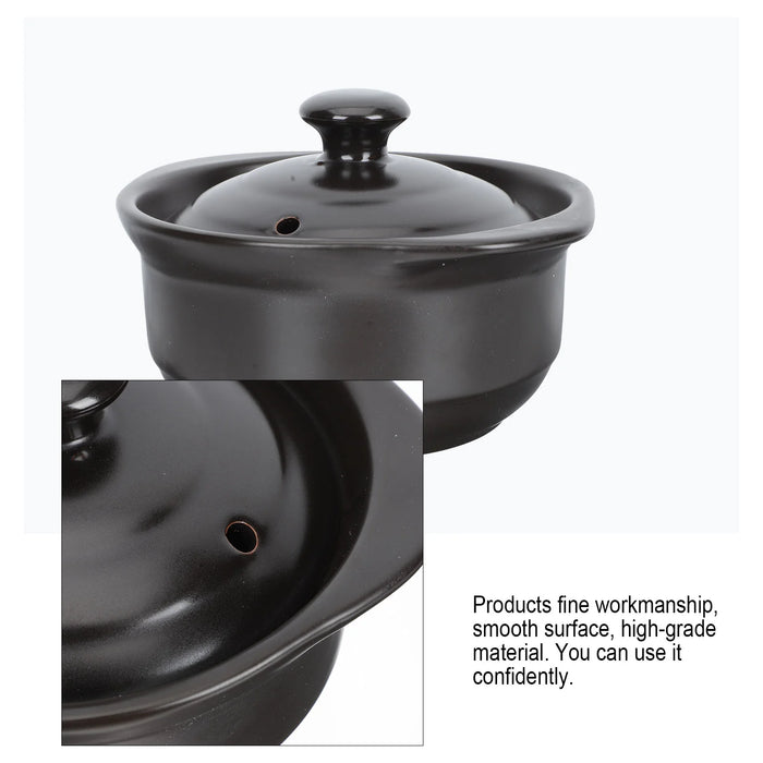 Multipurpose Ceramic Cooking Pot with Non-Stick Function and Comfortable Handling