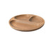 Elegant Acacia Wood Three-Section Serving Dish - Premium Walnut Snack and Fruit Plate