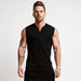 Men's V Neck Cotton Muscle Tank Top - Sleeveless Gym Wear for Bodybuilding and Fitness