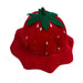 Strawberry Delight Costume Beret Hat for Women - Fun Plush Bonnet for Halloween, Parties, and Costumes