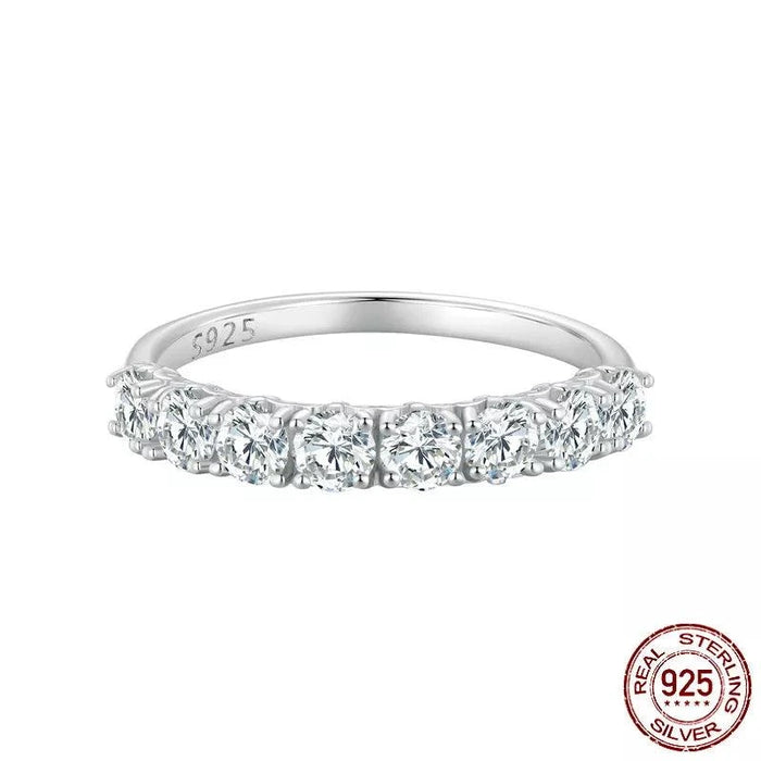 Eternal Sparkle Eco-Friendly Moissanite Engagement Ring - BAMOER's Luxurious Choice