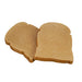 Lifelike Faux Toast Slice for Kids' Playsets, Displays, and Photography Props