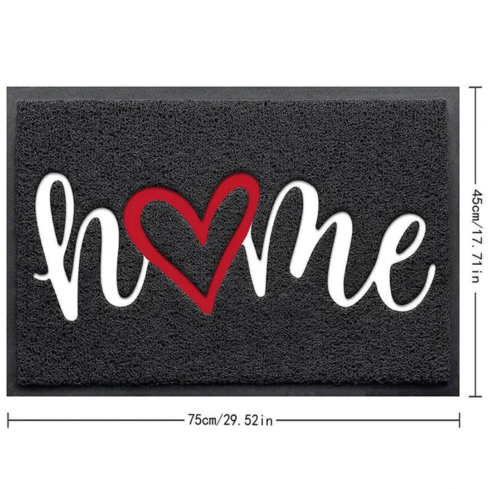 Charming PVC Welcome Mat - Elegant Design for Indoor and Outdoor Spaces