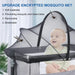 Versatile Mosquito Net for Baby Cribs - Lightweight, Removable, and Breathable Protection for Year-Round Use