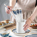 Elegant Japanese Porcelain Chopstick Set - 5 Pairs for a Refined Dining Experience