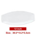 Elegant Steamed Fish Motif Ceramic Sushi Serving Plate Set