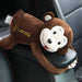 Monkey and Bunny Plush Tissue Box Cover - Ideal for Car and Home