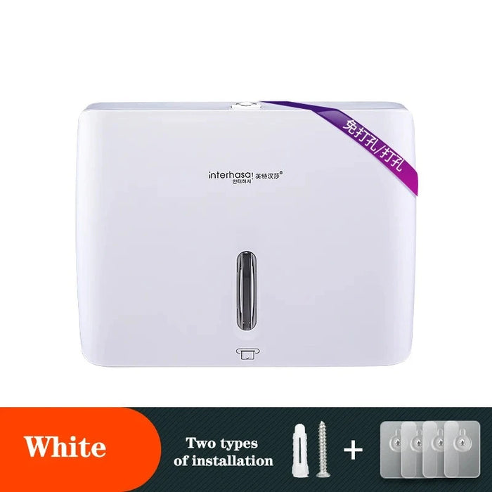 Wall-Mounted Key-Lock Paper Towel Dispenser with 200 Capacity