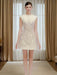 Lace Embroidered A-line Mini Dress for Women