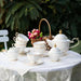 Nordic Phnom Penh Fine Bone China Coffee Tea Set - Elegant Nordic Drinkware for Home Hosting