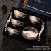 Luxurious European Bone China Tea Cup Set for Timeless Elegance