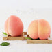 Realistic 8.5cm Honey Peach Decorative Fruit Ornament for Home Elegance