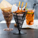 Stainless Steel Snack and Fry Holder with Sauce Cup - Your Ultimate Snacking Companion