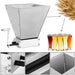 Adjustable Stainless Steel Malt Mill for Home Brewing - 4L Capacity