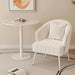 Chic Cream Velvet Lounge Armchair