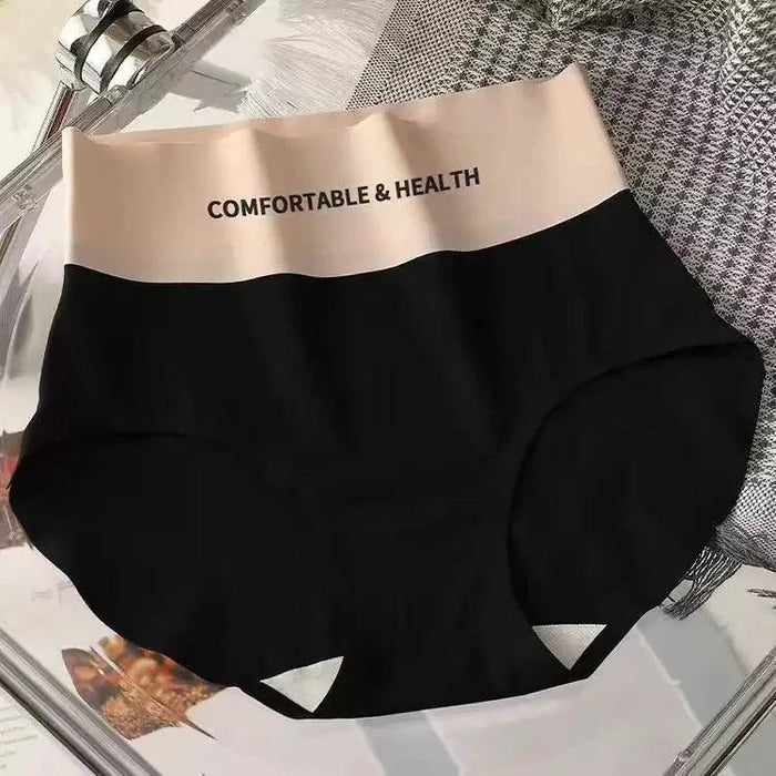 High Waist Seamless Ice Silk Women's Briefs - Ultimate Comfort Invisible Underwear