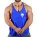 Men's Y-Back Sleeveless Gym Tank - Essential Workout Vest for Bodybuilders and Lifters