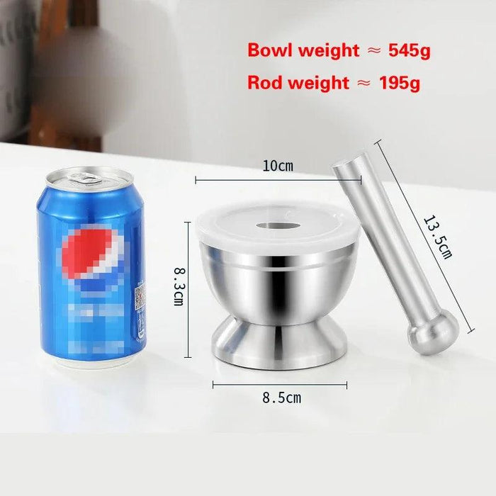 Stainless Steel Premium Herb and Spice Grinder Set