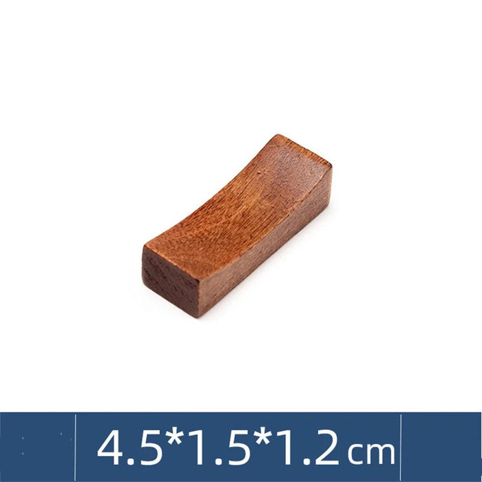 Eco-Friendly Japanese Wooden Chopstick Rest - Stylish Accent for Dining and Kitchen Decor