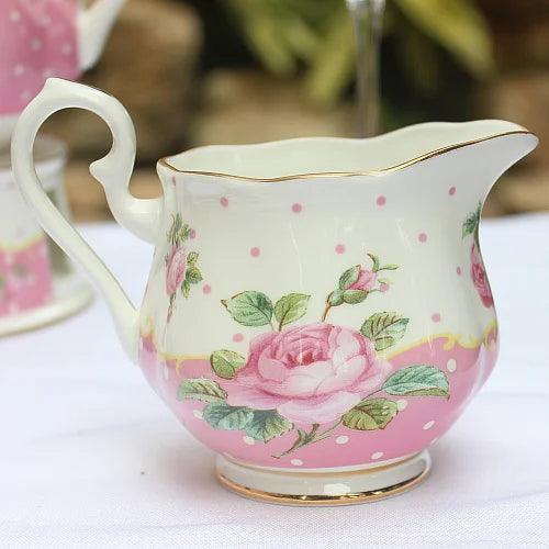 Elegant Nordic Bone China Tea Party Tableware Collection for Luxurious Moments