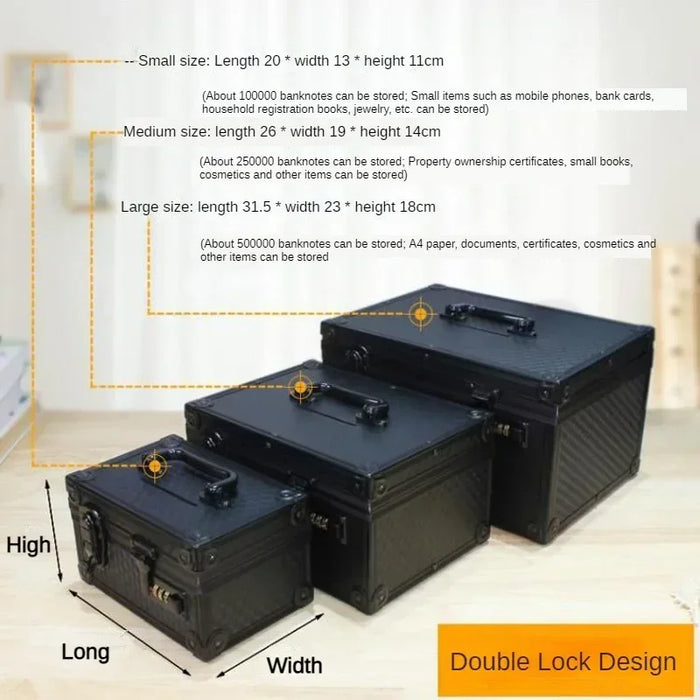 Savings Security Vault - Combination Lock Storage Box for All Ages