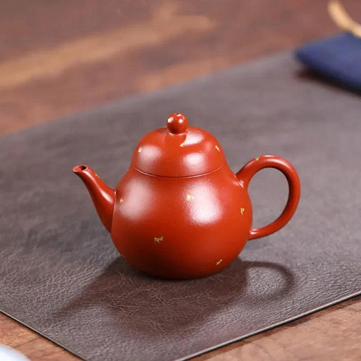 Elegant 120ml Authentic Yixing Purple Clay Teapot - Handcrafted Travel Tea Set