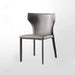 Minimalist Scandinavian Saddle Leather Dining Chair