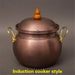 Artisan Copper Stockpot with Induction Compatibility - Spacious Culinary Essential