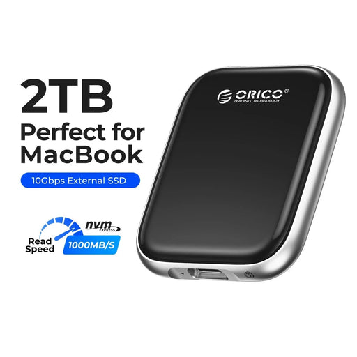 High-Performance 2TB ORICO Beetle Portable SSD - Rapid Data Transfer for MacBook, Laptops, and More