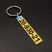 Customizable Car Plate Keychain - Thoughtful Gift for Auto Lovers