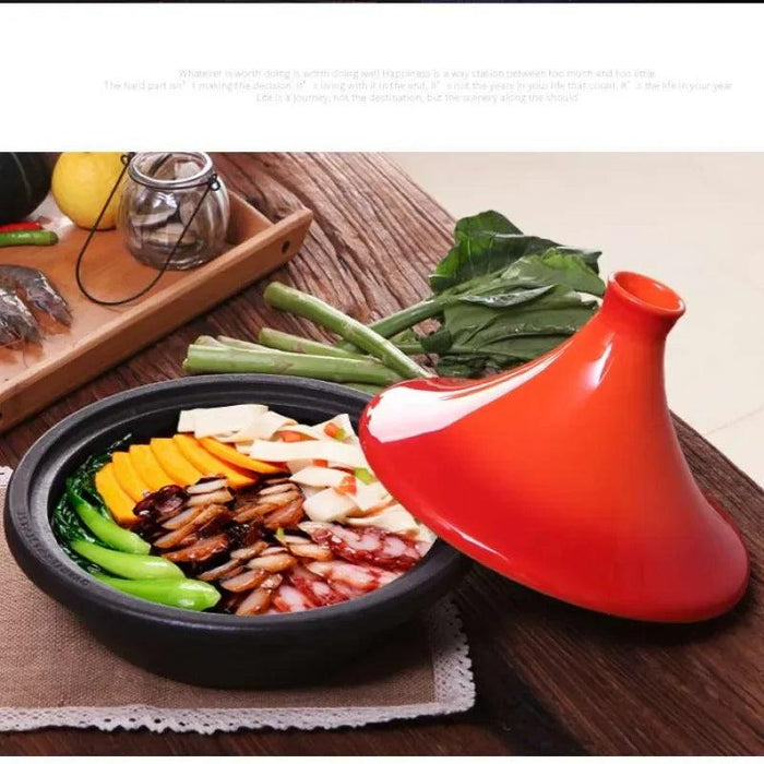 Authentic Japanese Ceramic Tagine Pot - Versatile Cooking Essential