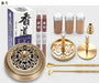 Brass Incense Creation Kit - Versatile Incense Burner Accessories for Yoga, Meditation, and Home Fragrance