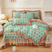 Chic Floral Ruffle Queen Bedding Set