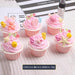 6 Piece Lifelike Cupcake Décor Set for Food Photography and Kid's Gifts - Ideal for Refrigerator Showcase