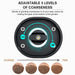 Smart USB Rechargeable Salt and Pepper Grinder with Adjustable Coarseness and LED Indicator