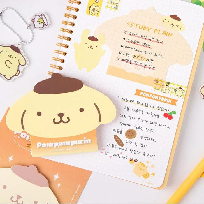 Sanrio Character Shaped Note Pad - 50 Cute Reminder Notes for Everyday Use