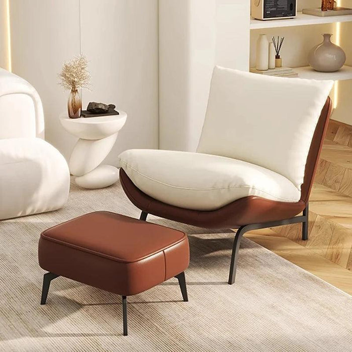 Chic Scandinavian Foldable Lounge Chair - Stylish Comfort for Contemporary Homes