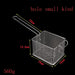 Crispy Fry Perfection: Premium Stainless Steel Square Fryer Mesh Strainer