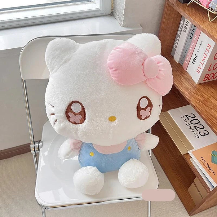 Charming Hello Kitty Kawaii Plush Toy - Soft Fluffy Stuffed Doll in 35/45cm for Girls