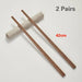 High-Quality Heat-Resistant Wooden Chopsticks for Hot Pot and Noodles - Stylish and Comfortable Design